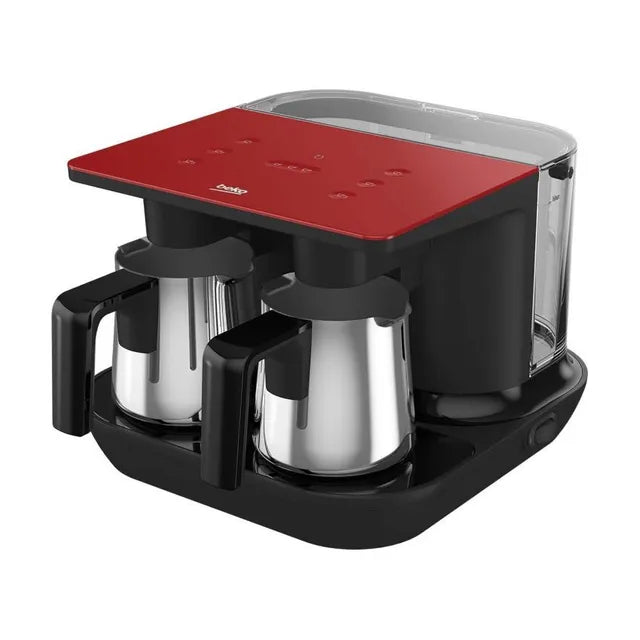 BEKO Turkish Coffee Machine Double Pot TKM8961K (RED)