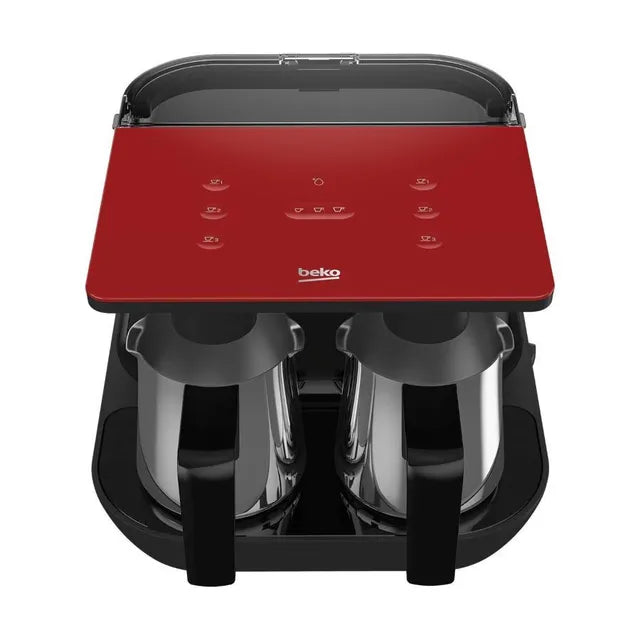 BEKO Turkish Coffee Machine Double Pot TKM8961K (RED)