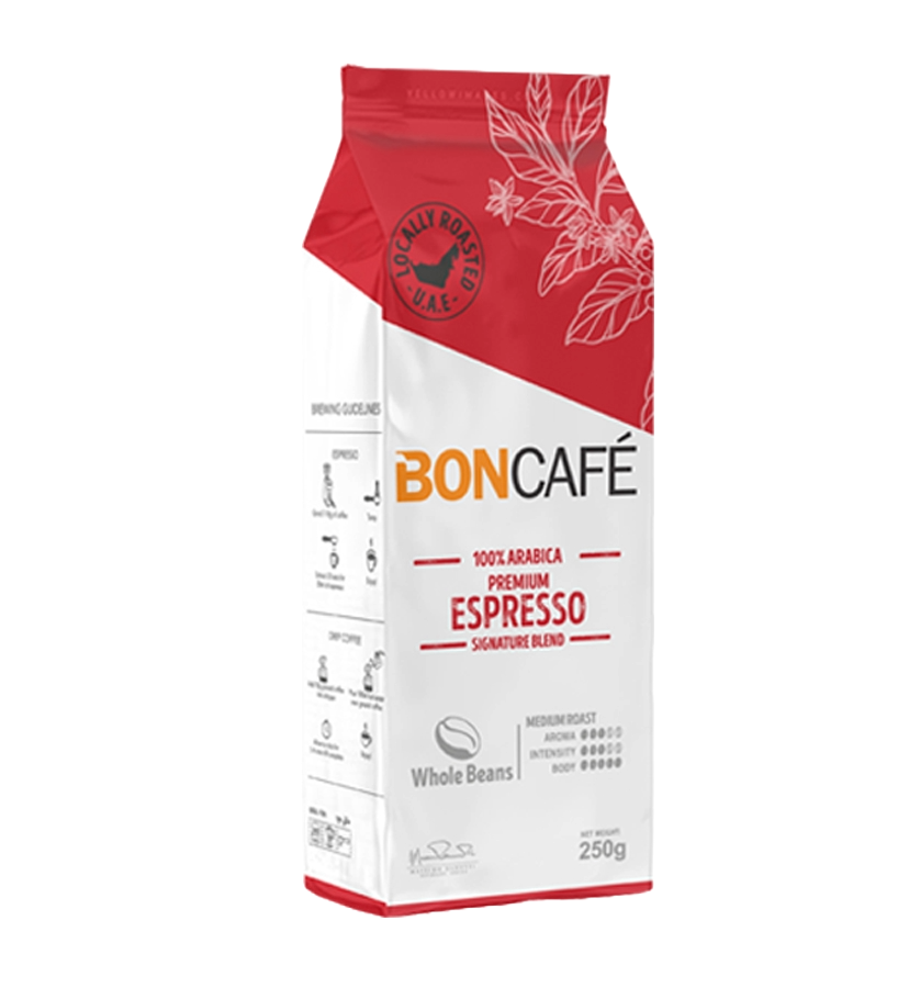 Boncafe Premium Espresso Blend Whole Beans 250g