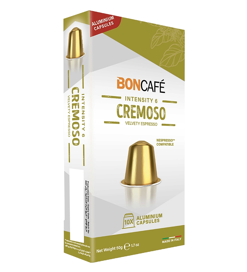 Boncafe Cremoso Aluminium Capsules