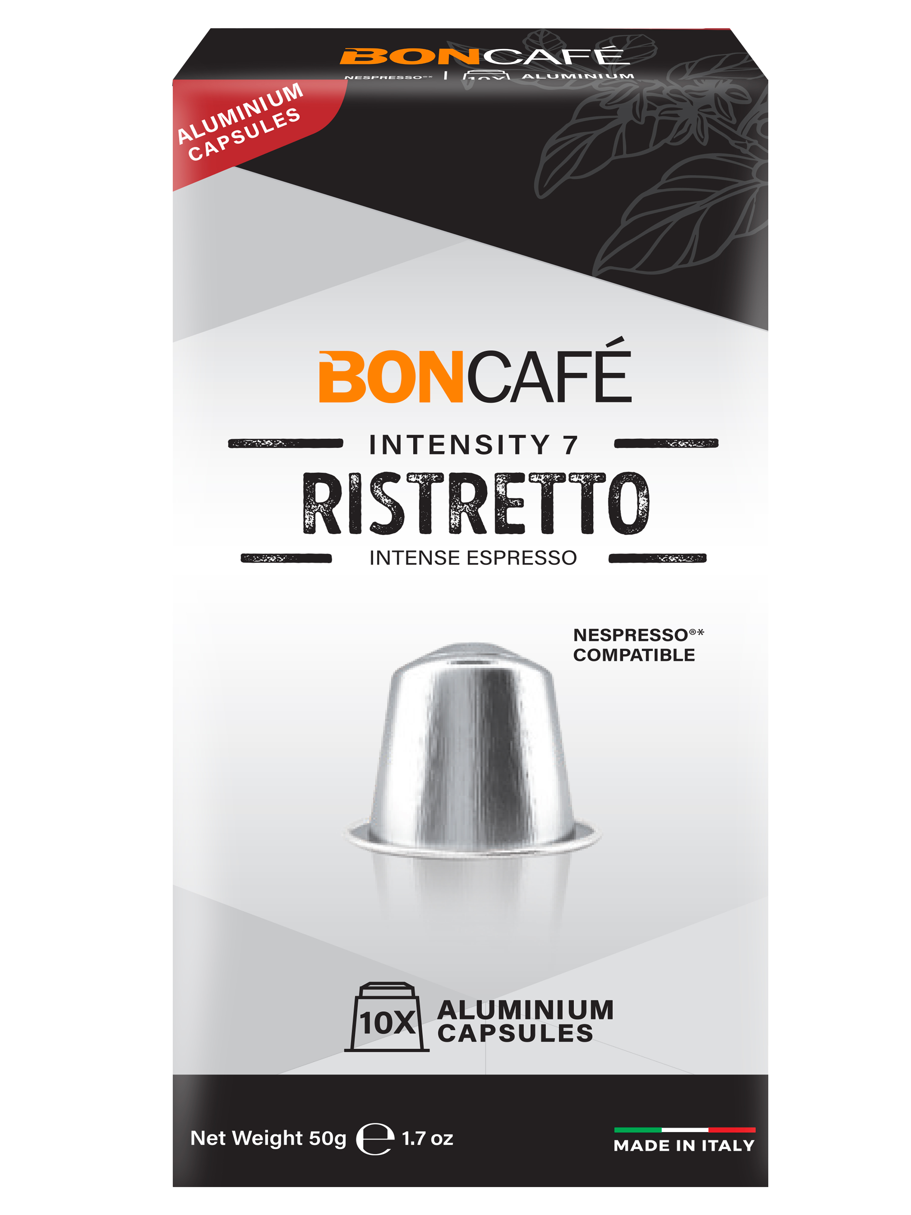 Boncafe Ristretto Aluminium Capsules