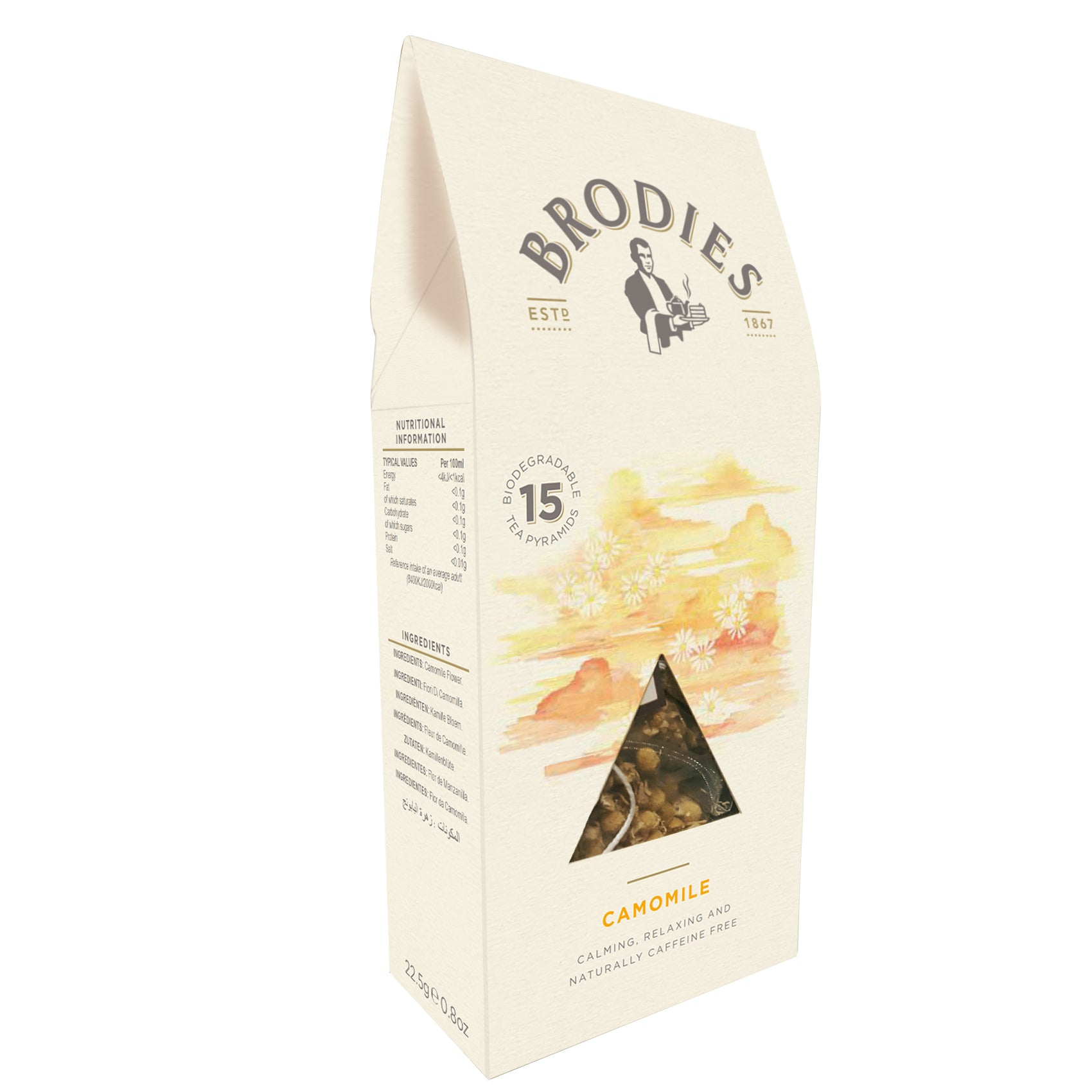 Brodies Camomile Pyramid Tea