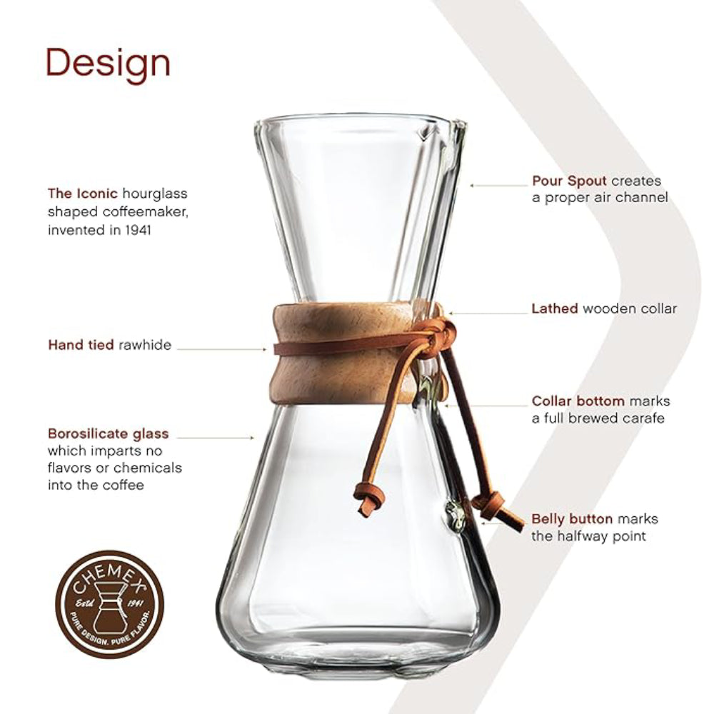 Chemex Classic 3 Cup Coffeemaker