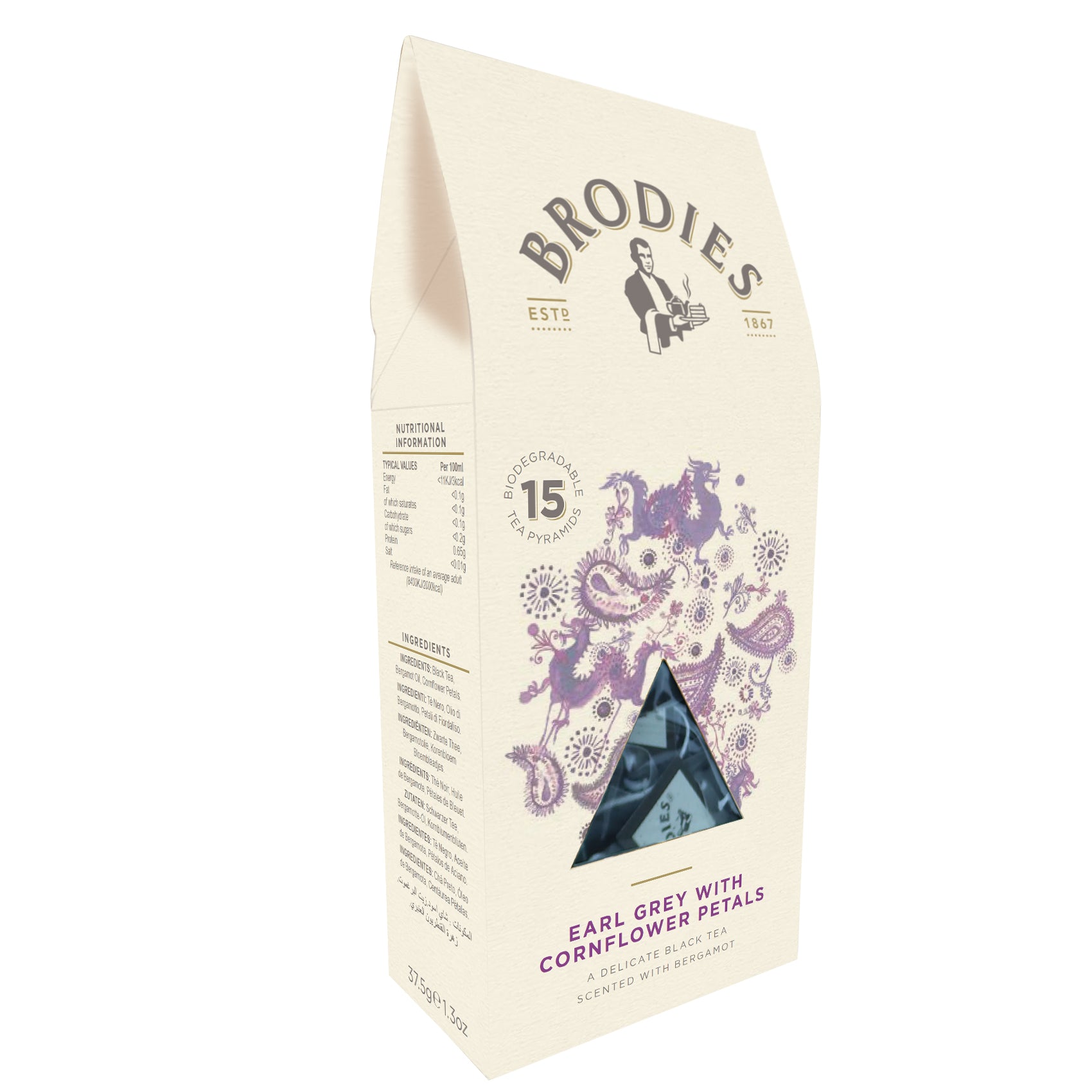 Brodies Earl Grey Pyramid Tea