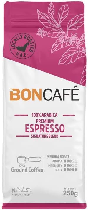 Boncafe Premium Espresso Blend Ground Coffee 250g