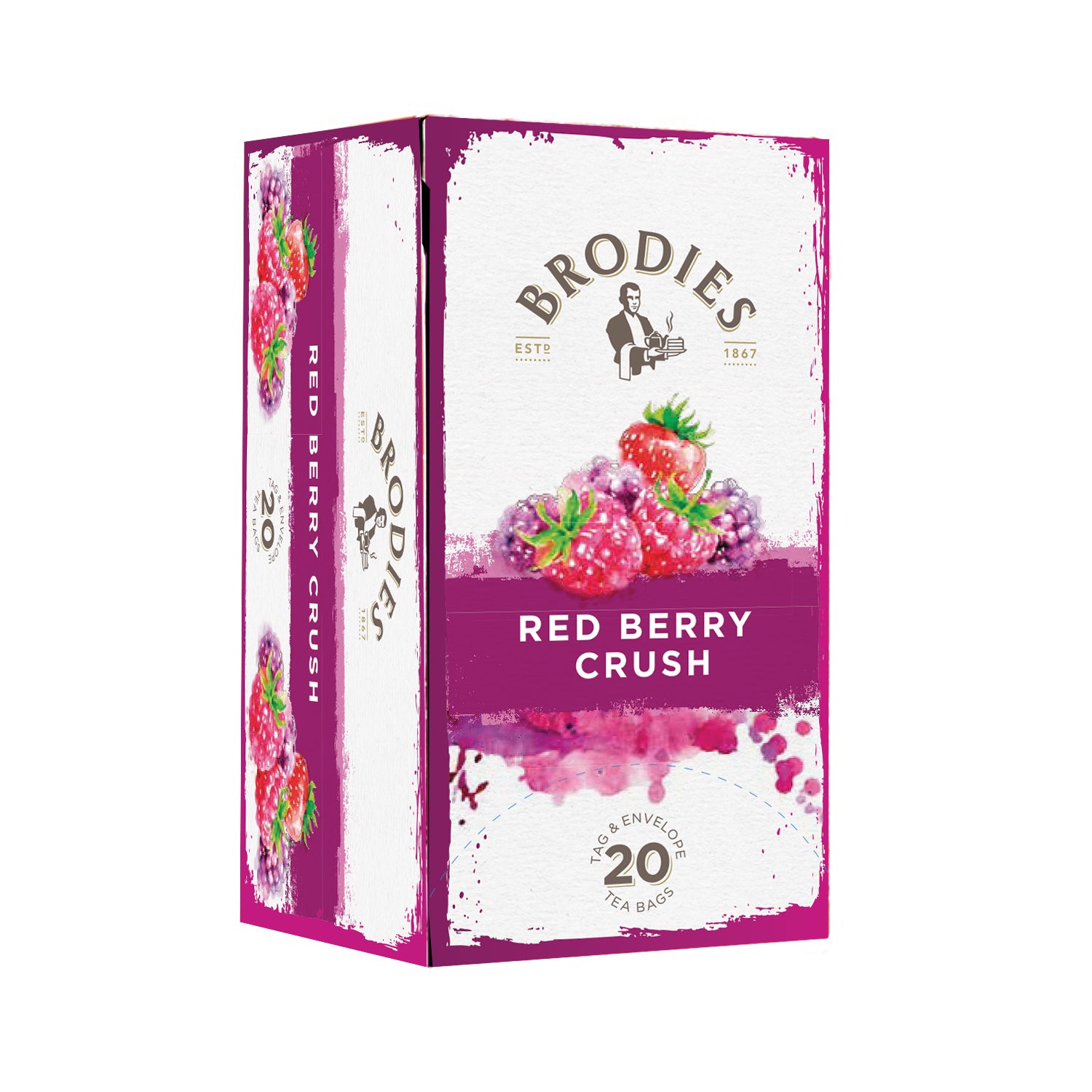 Brodies Red Berry Crush Tea Bags