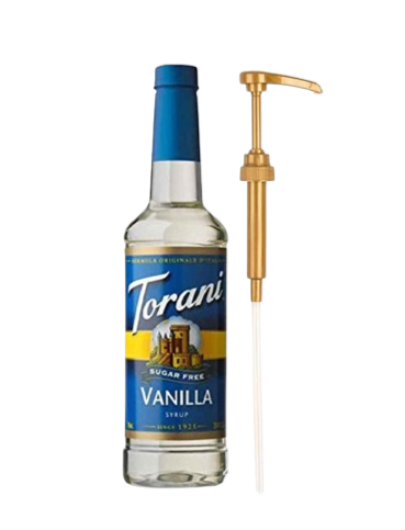 Torani - Sugar Free Vanilla Syrup & Torani Dispensing Pump (Combo Pack)