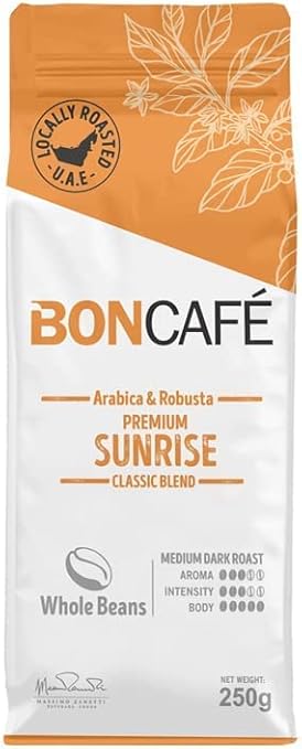 Boncafe Premium Sunrise Blend Whole Beans 250g