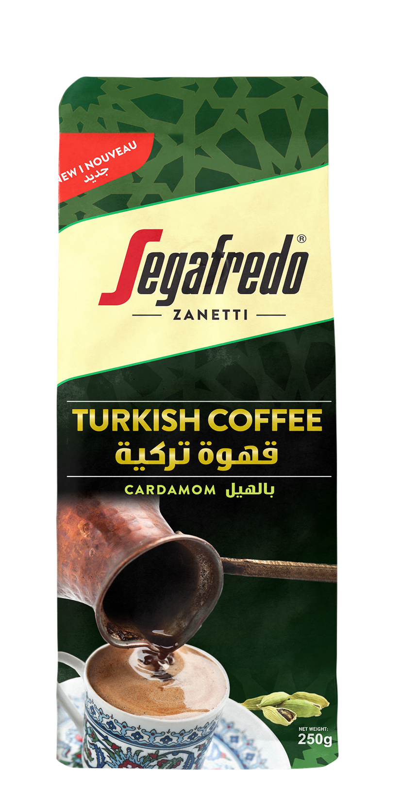 Segafredo Zanetti Turkish Coffee Cardamom 250gm