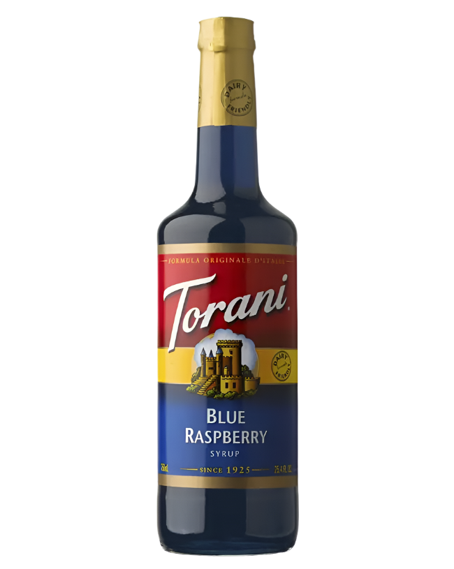 Torani Blue Raspberry syrup 750ml