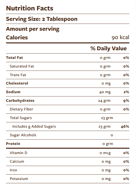 Torani Ginger Bread Syrup 750ml