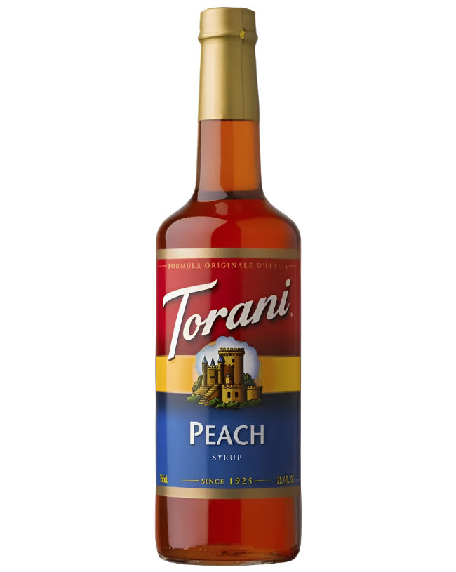 Torani Peach Syrup & Torani Dispencing Pump (Combo Pack)