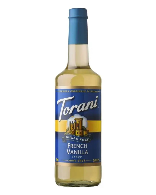 Torani Sugar Free French Vanilla Syrup 750ml