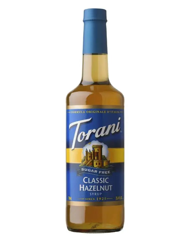 Torani Sugar Free Classic Hazelnut Syrup & Torani Dispensing Pump (Combo Pack)