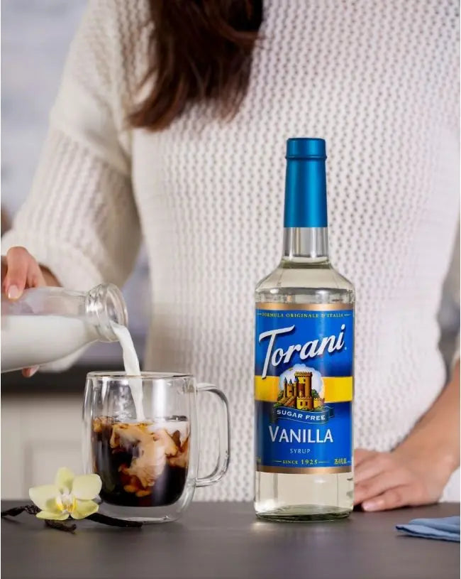 Torani - Sugar Free Vanilla Syrup & Torani Dispensing Pump (Combo Pack)