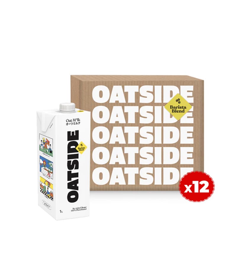 Oatside - Plain Oat Milk Barista Edition - 1L - Pack Of 12