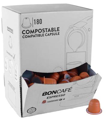 Café Méo Capsules Compostables Bio Espresso X20 20 Boites En Carton  Compatible Nespresso