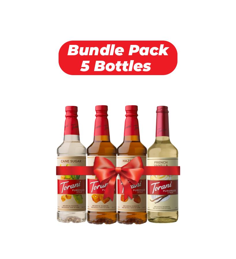 Torani  Puremade Syrup 5 Bottles Bundle Pack (Save up to 75AED)